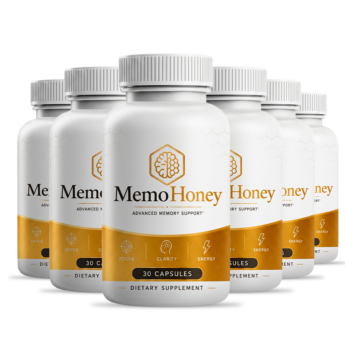 MemoHoney supplement six-bottle package